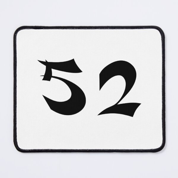 Item preview, 52, fifty-two, black, shangai designed and sold by Numbers-Art.