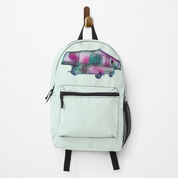 Item preview, Green and Pink Folding Caravan designed and sold by BeccaAelishe.