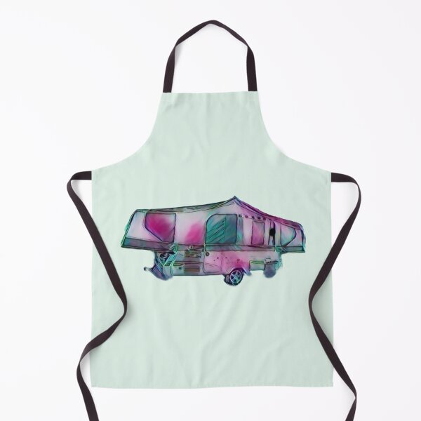 Item preview, Green and Pink Folding Caravan designed and sold by BeccaAelishe.