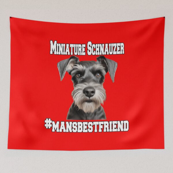 Item preview, Miniature Schnauzer Owner Miniature Schnauzer #mansbestfriend Art Design designed and sold by fantasticdesign.