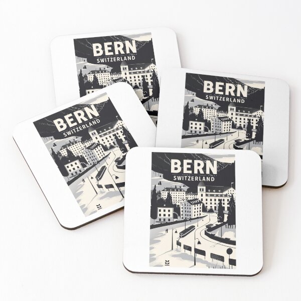 Item preview, A Vintage Travel Illustration of Bern - Switzerland  designed and sold by GoodOldVintage.