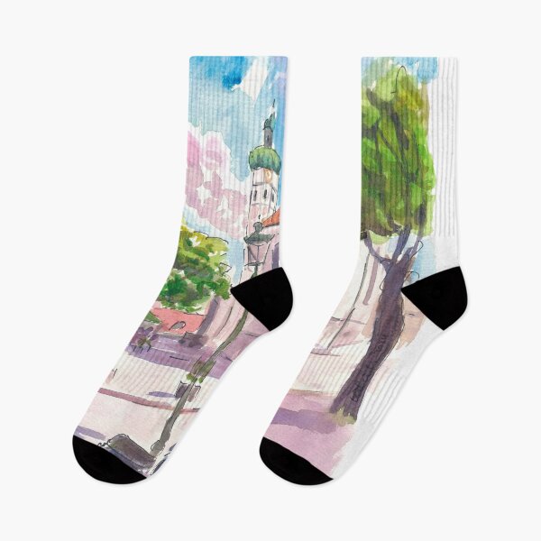 Item preview, Market Place Little Town in Upper Bavaria  designed and sold by artshop77.