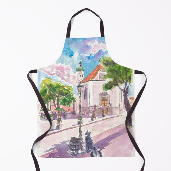 Item preview, Market Place Little Town in Upper Bavaria  designed and sold by artshop77.
