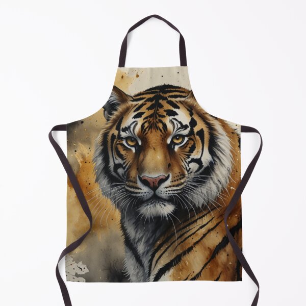 Item preview, Black and gold tiger art designed and sold by shokA Design.