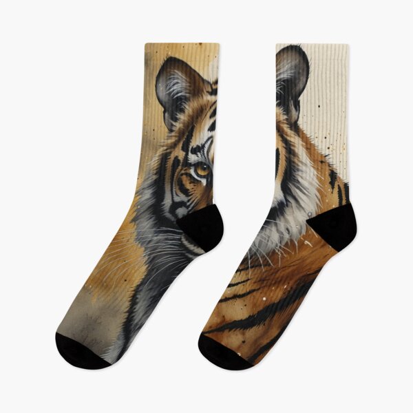 Item preview, Black and gold tiger art designed and sold by shokA Design.