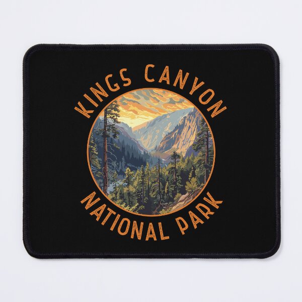Item preview, Kings Canyon National Park Retro Distressed Circle designed and sold by KrisSidDesigns.