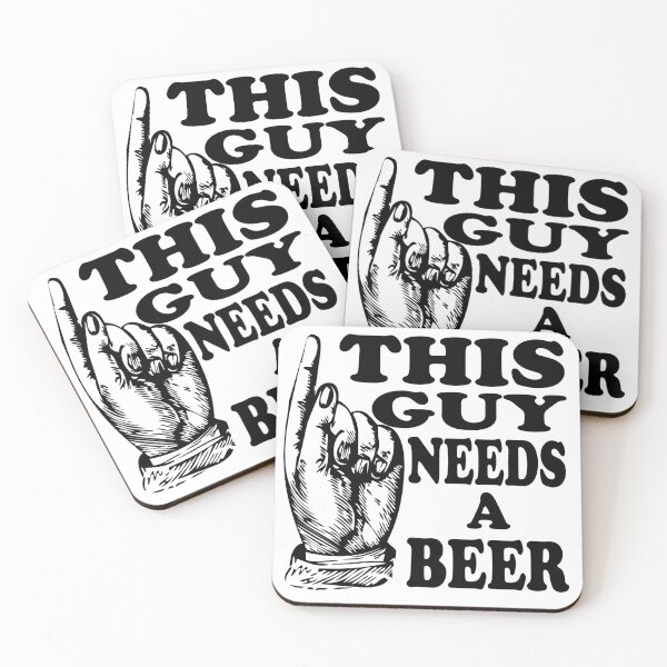 Item preview, This Guy Needs a Beer designed and sold by madpursglove.