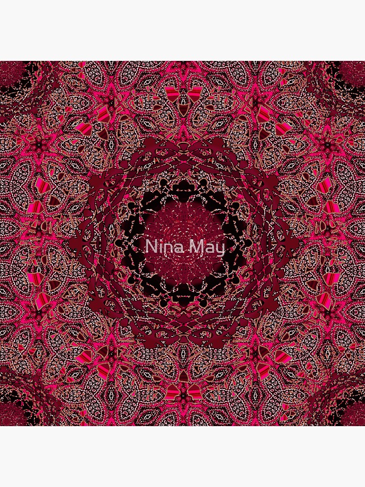Cinnamon Wisteria Mandala by ninabmay