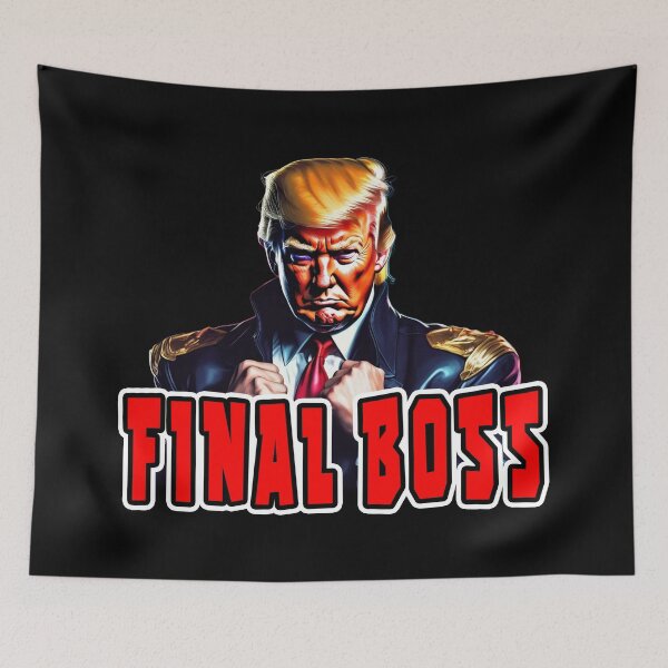 Item preview, Final Boss Trump, Funny Design, USA, POTUS designed and sold by Burn-Ego.