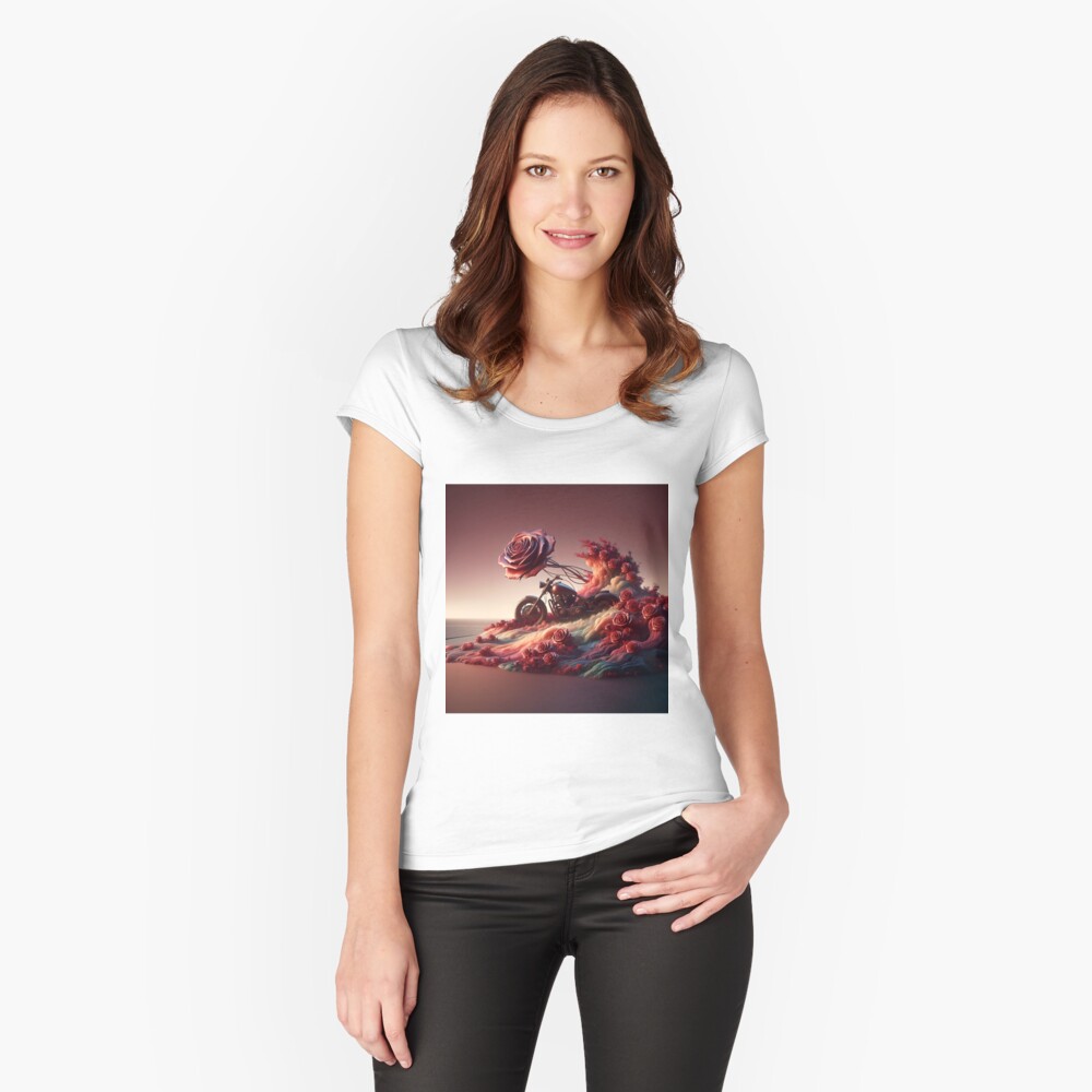 Item preview, Fitted Scoop T-Shirt designed and sold by starchim01.