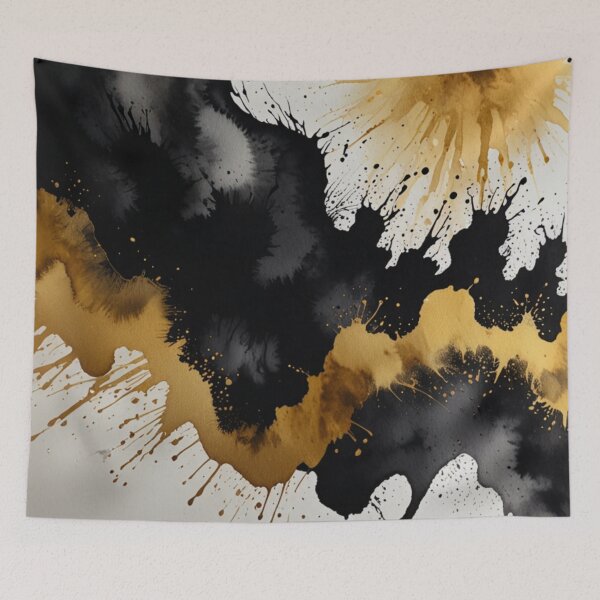 Item preview, Black and gold art designed and sold by shokA Design.