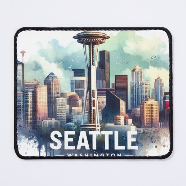 Item preview, Seattle Washington designed and sold by erkinmaddison.