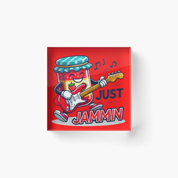 Item preview, Just Jammin' Strawberry Marmalade Music Design - Perfect for Music and Food Lovers designed and sold by meshhead.