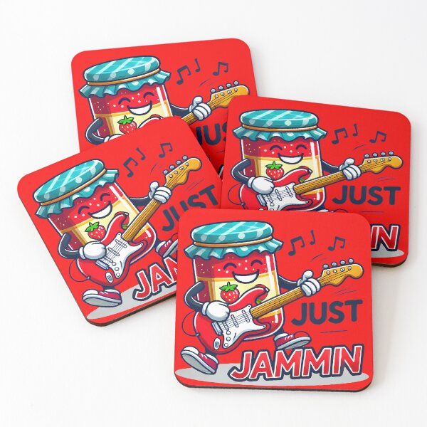 Item preview, Just Jammin' Strawberry Marmalade Music Design - Perfect for Music and Food Lovers designed and sold by meshhead.