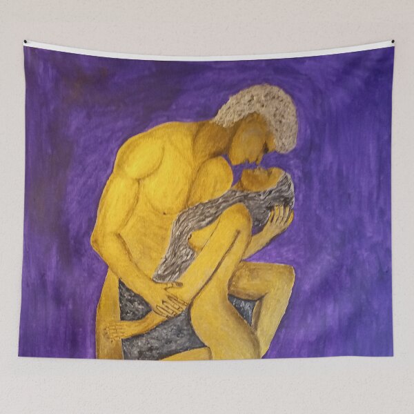 Item preview, Adam and Eve in eternal love designed and sold by cloude-vigal.