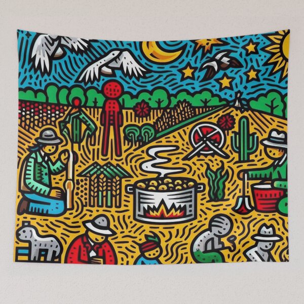 Item preview, Whimsical Farm Life - 067 designed and sold by sagaofsilence.