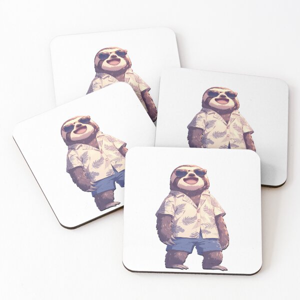 Item preview, Summer Holiday Sloth Design - Perfect for Vacation and Relaxation Lovers designed and sold by meshhead.