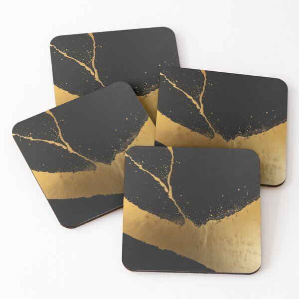 Item preview, Black and gold art designed and sold by shokA Design.
