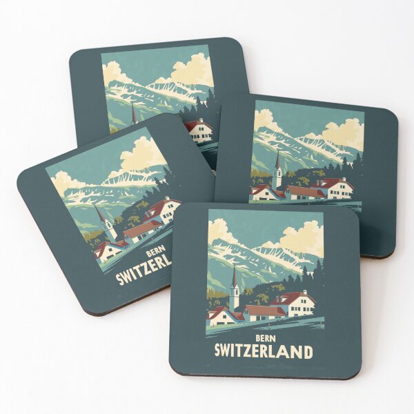 Item preview, A Vintage Travel Illustration of Bern - Switzerland  designed and sold by GoodOldVintage.