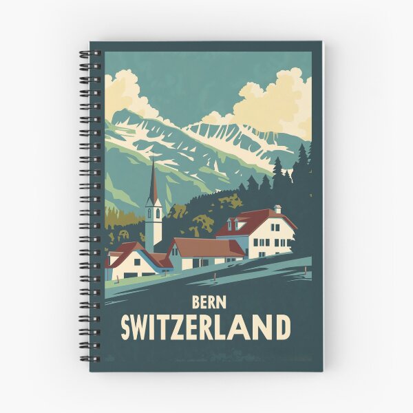 Item preview, A Vintage Travel Illustration of Bern - Switzerland  designed and sold by GoodOldVintage.