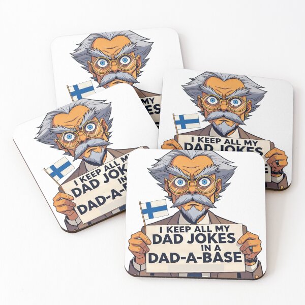 Item preview, I Keep All My Dad Jokes in a Dad-a-Base - Funny Dad Joke Design designed and sold by KriticalDesigns.