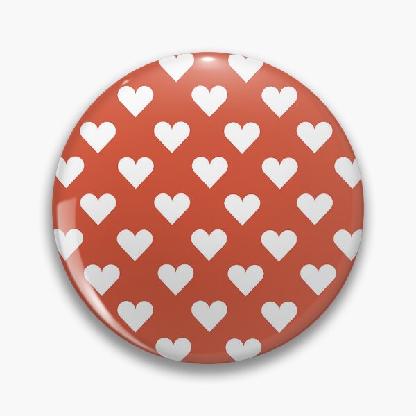 Item preview, Small WHITE and TENNIS COURT CLAY LOVE HEARTS designed and sold by RachelMacht.