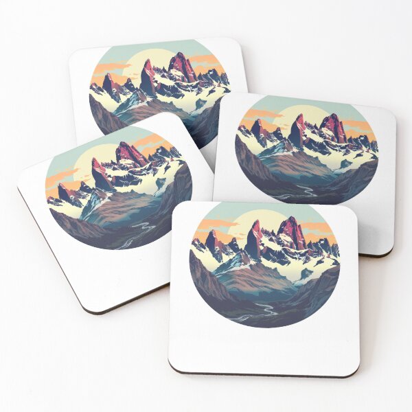 Item preview, Mountain Range in a Circle designed and sold by Wormy-23.