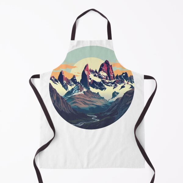 Item preview, Mountain Range in a Circle designed and sold by Wormy-23.