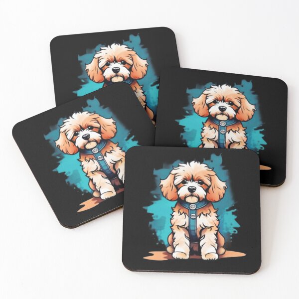 Item preview, watercolor cavapoo designed and sold by EuropeanPrints.