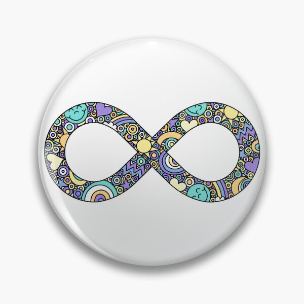 Item preview, Infinity Neurodiverse Doodle Genderfaun Pride Flag designed and sold by JoyfulJen.