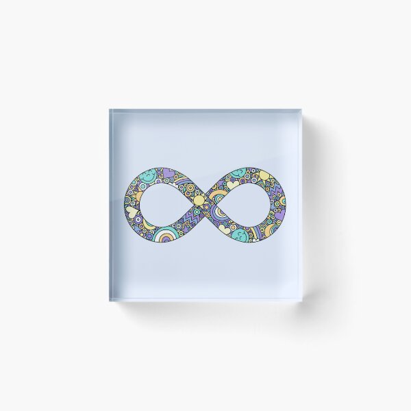 Item preview, Infinity Neurodiverse Doodle Genderfaun Pride Flag designed and sold by JoyfulJen.