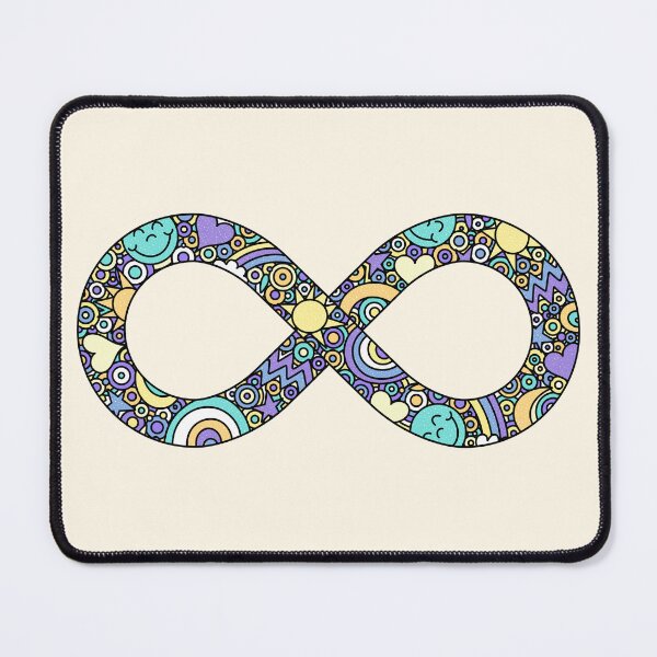 Item preview, Infinity Neurodiverse Doodle Genderfaun Pride Flag designed and sold by JoyfulJen.