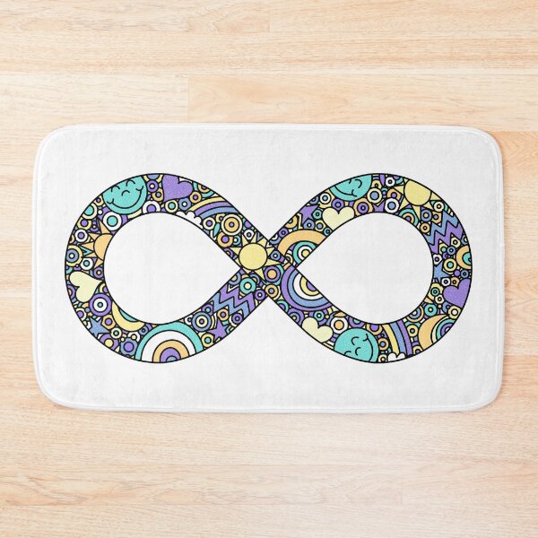 Item preview, Infinity Neurodiverse Doodle Genderfaun Pride Flag designed and sold by JoyfulJen.