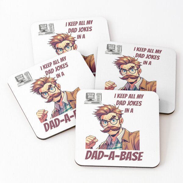 Item preview, I Keep All My Dad Jokes in a Dad-a-Base - Funny Dad Joke Design designed and sold by KriticalDesigns.