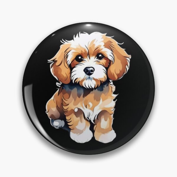 Item preview, watercolor cavapoo designed and sold by EuropeanPrints.