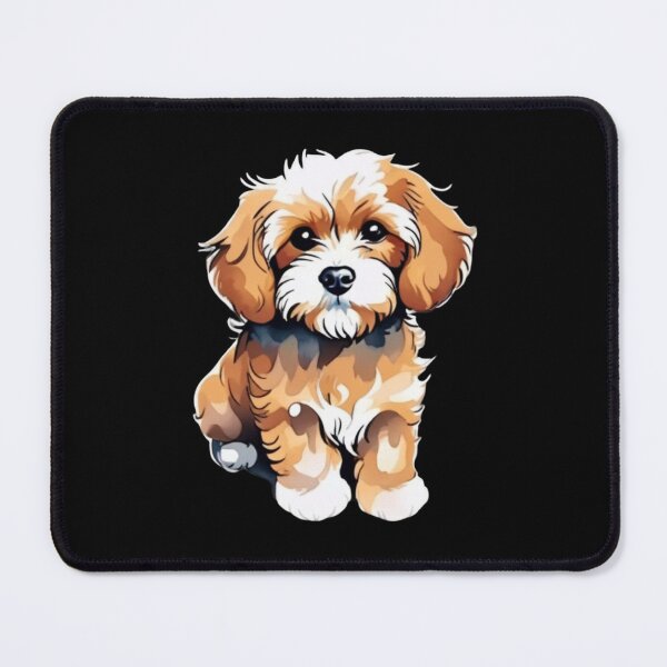 Item preview, watercolor cavapoo designed and sold by EuropeanPrints.