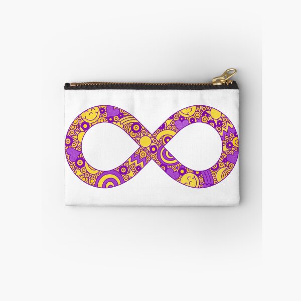 Item preview, Infinity Neurodiverse Doodle Intersex Pride Flag designed and sold by JoyfulJen.