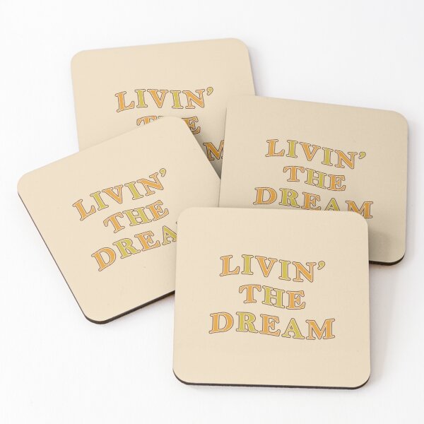 Item preview, Livin' the Dream Trendy Text Design designed and sold by keepsketching.