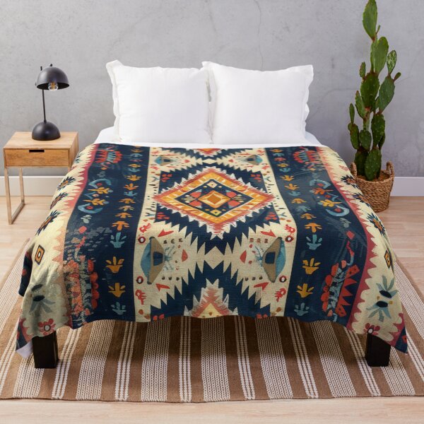 Item preview, Colorful Striped Geometric Pattern Fabric designed and sold by brandway.