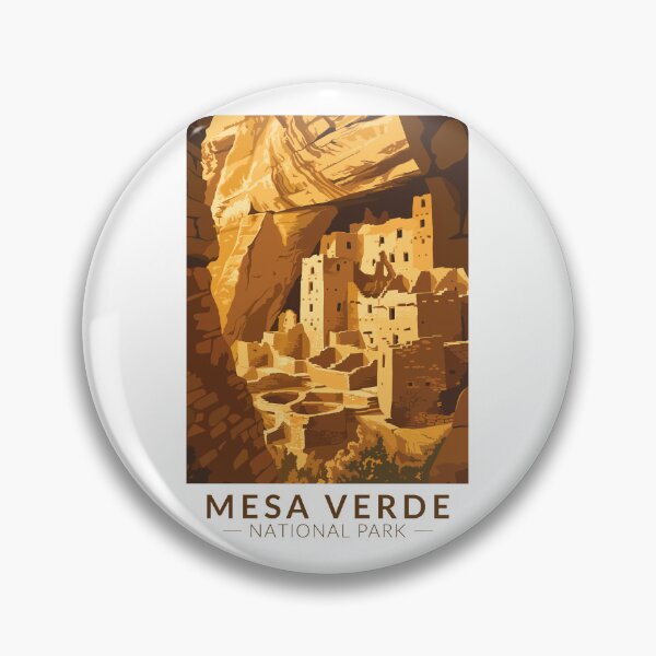Item preview, Mesa Verde National Park Cliff Palace Travel Art Vintage designed and sold by KrisSidDesigns.