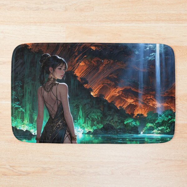 Item preview, Mystical Gaze into the Luminous Heart of the Jungle designed and sold by ArtComixHaven.
