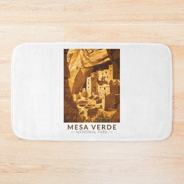 Item preview, Mesa Verde National Park Cliff Palace Travel Art Vintage designed and sold by KrisSidDesigns.