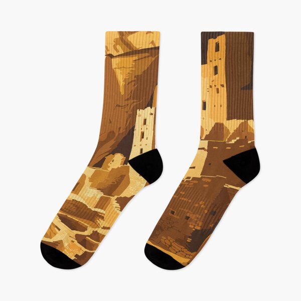 Item preview, Mesa Verde National Park Cliff Palace Travel Art Vintage designed and sold by KrisSidDesigns.