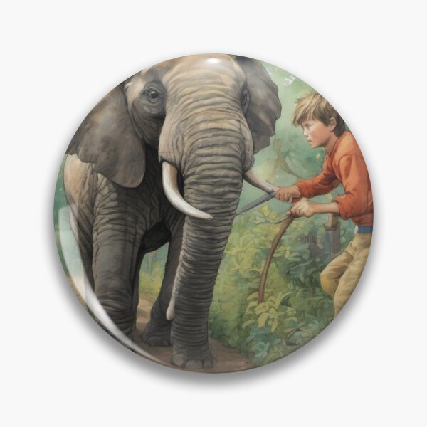 Item preview, A man and Elephant designed and sold by xsctasy.