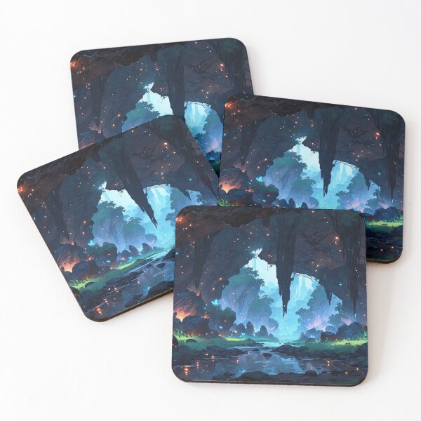 Item preview, Whispering Shadows in the Enchanted Twilight Grotto designed and sold by ArtComixHaven.