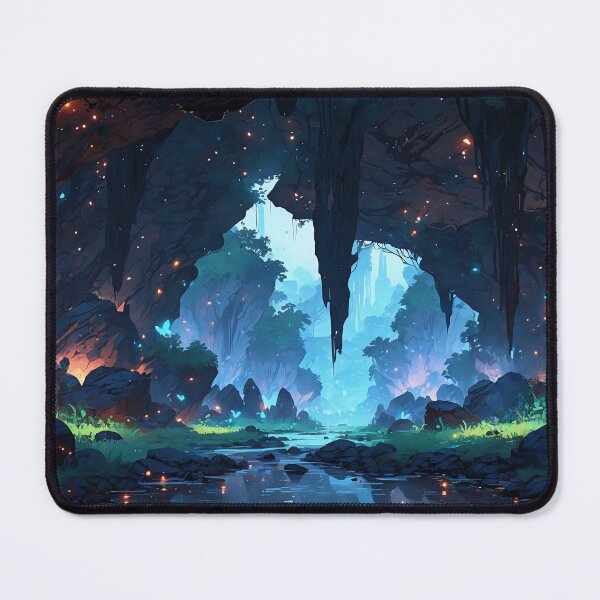 Item preview, Whispering Shadows in the Enchanted Twilight Grotto designed and sold by ArtComixHaven.