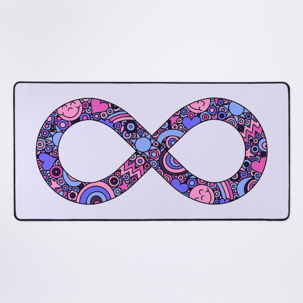 Item preview, Infinity Neurodiverse Doodle Omnisexual Pride Flag designed and sold by JoyfulJen.