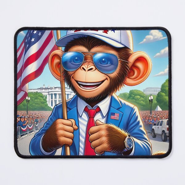 Item preview, RFK 2024 Monkey Patriot - Robert F Kennedy JR Kennedy24 designed and sold by NoCompetition.