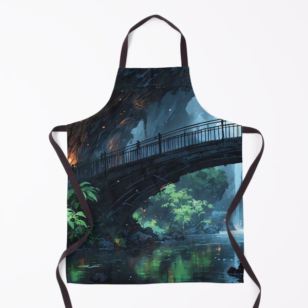 Item preview, Ethereal Light Cascades Through Mystical Jungle Grotto designed and sold by ArtComixHaven.
