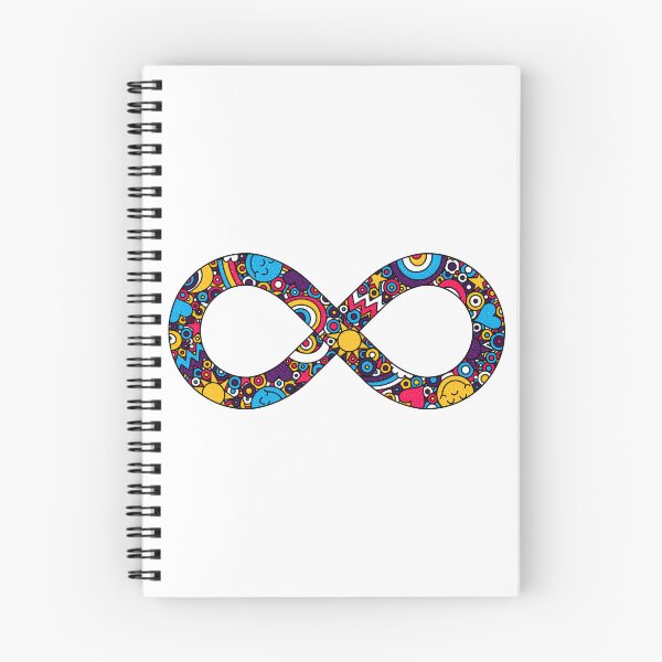 Item preview, Infinity Neurodiverse Doodle Polyamory Pride Flag designed and sold by JoyfulJen.